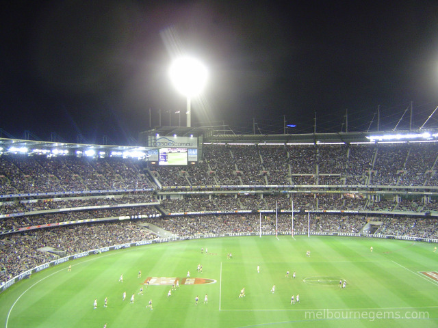 Footy game at the MCG